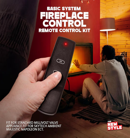 Gas Fireplace Remote Control On/Off Kit, for Millivolt Valve Appliance